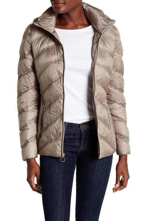 Michael Kors Chevron puffer jacket